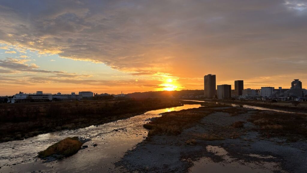 多摩川河川敷