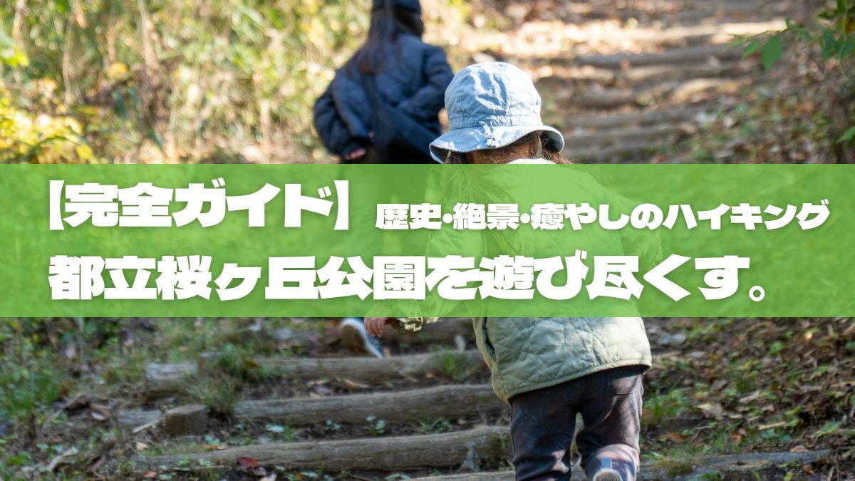 【完全ガイド】都立桜ヶ丘公園を遊び尽くす。歴史・絶景・癒やしのハイキングコース