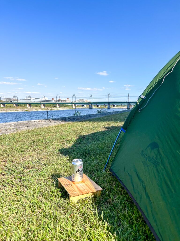 テント|せいせきカワマチ多摩川河川敷