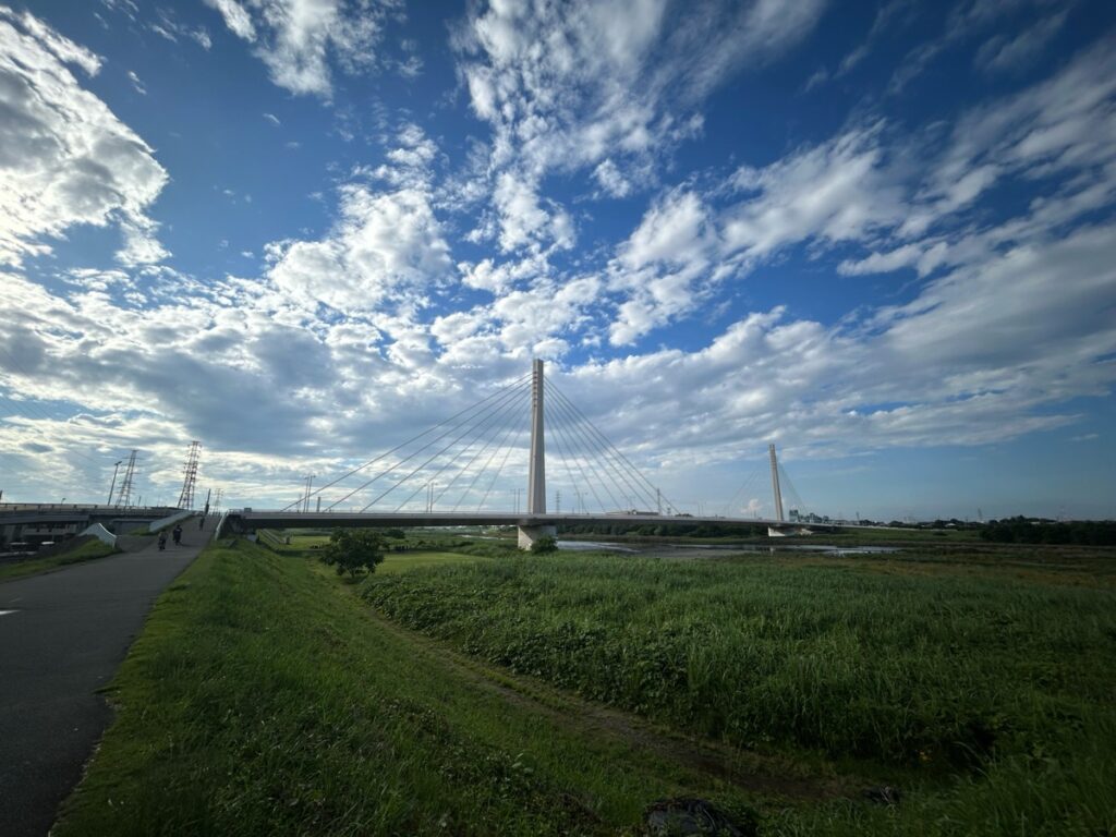 多摩川河川敷