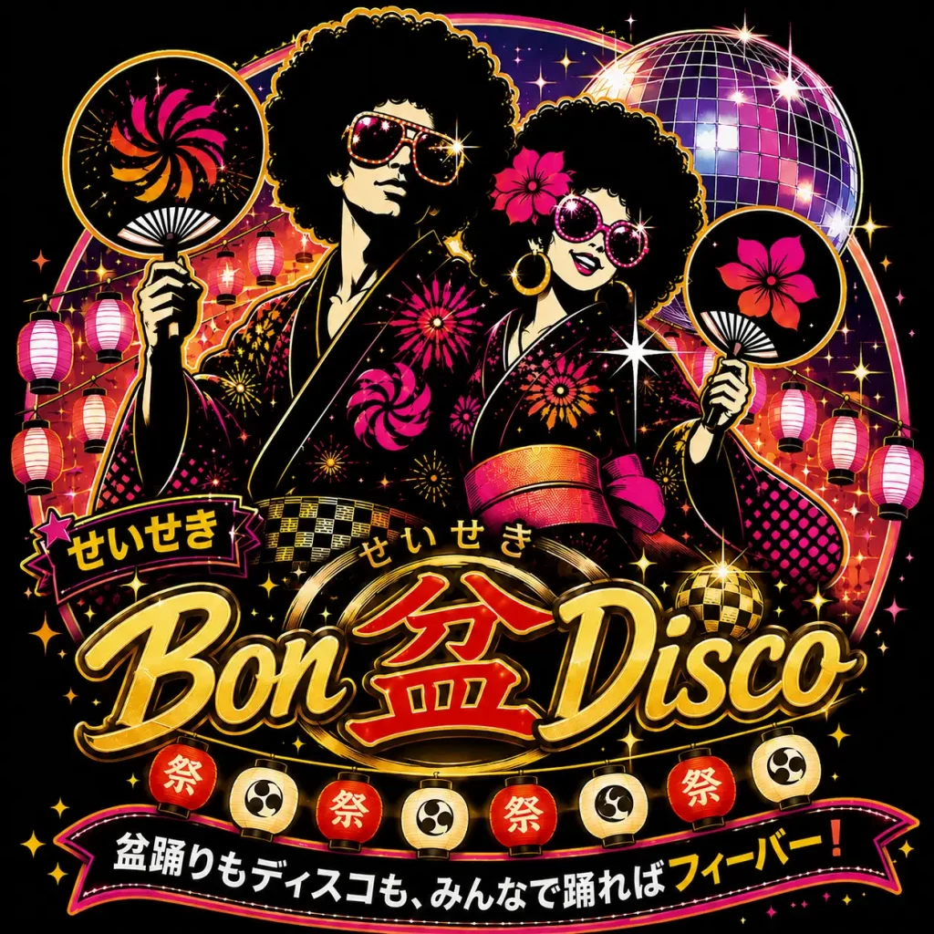 盆踊りとディスコがまさかの融合!「せいせき Bon“盆”Disco」8月29日(土)・30日(日)、聖蹟桜ヶ丘で開催