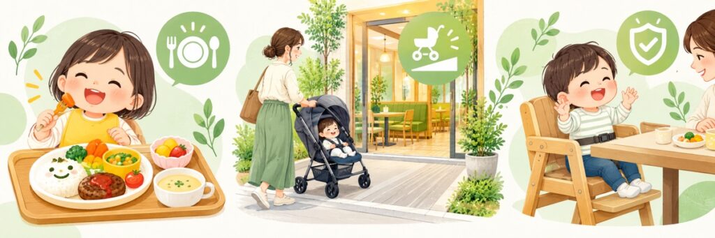 聖蹟桜ヶ丘で子連れランチ5選｜キッズメニュー・ベビーカーOK・駅直結まとめ【2026年版】